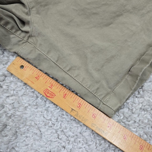 Flint and Tinder Shorts Mens 34 (Fits 32x6.5) Beige Chino Flat‎ Front Office - Picture 11 of 13